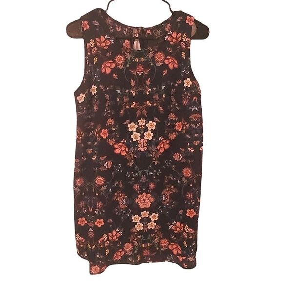 Crew Knit Wear Womens Floral Hi-Low Tank Blouse, Size S - Picture 1 of 6